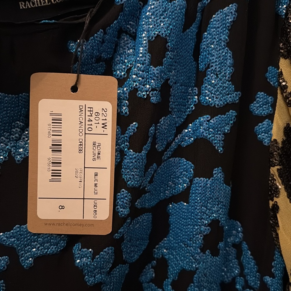 Rachel Comey Rare Decando Sequin Cocktail Midi Dress NWT Size 8 - Picture 6 of 6